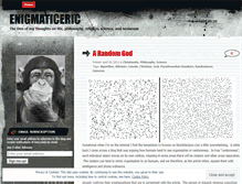 Tablet Screenshot of enigmaticeric.wordpress.com