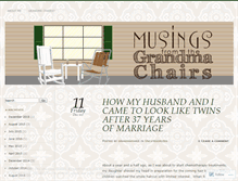 Tablet Screenshot of musingsfromthegrandmachairs.wordpress.com