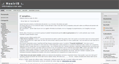 Desktop Screenshot of hosiris.wordpress.com