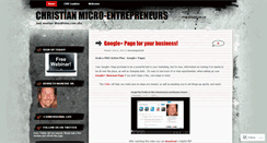 Desktop Screenshot of christianmicroentrepreneurs.wordpress.com