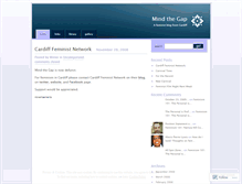 Tablet Screenshot of mindthegapuk.wordpress.com