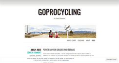 Desktop Screenshot of goprocycling.wordpress.com