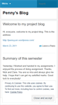 Mobile Screenshot of pennyyan17.wordpress.com
