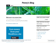 Tablet Screenshot of pennyyan17.wordpress.com