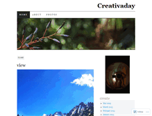 Tablet Screenshot of creativaday.wordpress.com