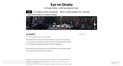 Desktop Screenshot of eyeonomaha.wordpress.com