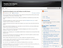 Tablet Screenshot of numberinvestigator.wordpress.com
