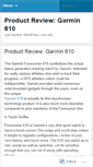 Mobile Screenshot of garminforerunner610745.wordpress.com