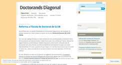 Desktop Screenshot of doctorandsdiagonal.wordpress.com