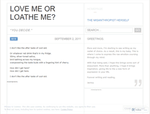 Tablet Screenshot of missmisanthrope.wordpress.com