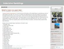 Tablet Screenshot of indecisiveramblings.wordpress.com