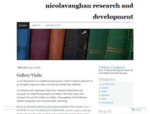 Tablet Screenshot of nkvaughan.wordpress.com