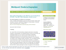 Tablet Screenshot of meldpuntouderschapsplan.wordpress.com