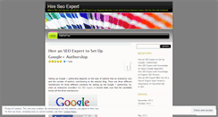 Desktop Screenshot of hireseoassistant.wordpress.com