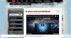 Desktop Screenshot of millionairesrecord.wordpress.com