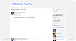 Desktop Screenshot of ninfomania.wordpress.com