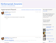 Tablet Screenshot of ninfomania.wordpress.com