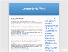 Tablet Screenshot of leonardodavinci102.wordpress.com