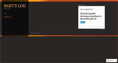 Desktop Screenshot of bartslog.wordpress.com