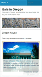 Mobile Screenshot of galainoregon.wordpress.com