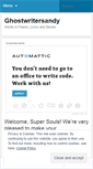 Mobile Screenshot of ghostwritersandy.wordpress.com