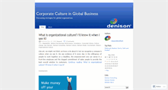 Desktop Screenshot of corporateculture.wordpress.com