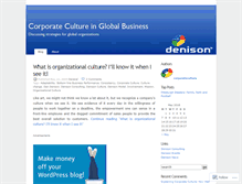 Tablet Screenshot of corporateculture.wordpress.com