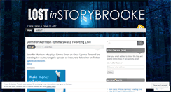 Desktop Screenshot of lostinstorybrooke.wordpress.com