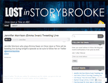 Tablet Screenshot of lostinstorybrooke.wordpress.com