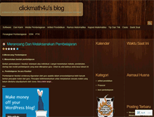Tablet Screenshot of clickmath4u.wordpress.com