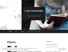 Tablet Screenshot of lisasanuma.wordpress.com