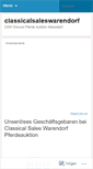 Mobile Screenshot of classicalsaleswarendorf.wordpress.com