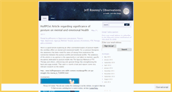 Desktop Screenshot of jeffrooney.wordpress.com