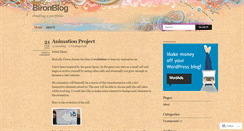 Desktop Screenshot of bironblog.wordpress.com