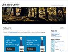 Tablet Screenshot of cooljayscorner.wordpress.com