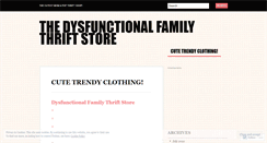 Desktop Screenshot of dysfunctionalfamilythriftstore.wordpress.com