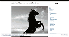Desktop Screenshot of icanart.wordpress.com