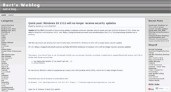 Desktop Screenshot of bartvdw.wordpress.com