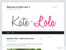 Tablet Screenshot of katelola.wordpress.com