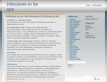 Tablet Screenshot of infeccionesenojos.wordpress.com