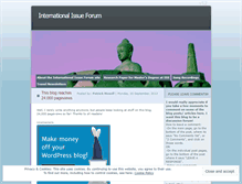 Tablet Screenshot of interissueforum.wordpress.com