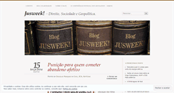 Desktop Screenshot of jusweek.wordpress.com