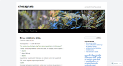 Desktop Screenshot of checagnara.wordpress.com