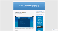 Desktop Screenshot of cpcheatspopup.wordpress.com
