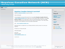 Tablet Screenshot of nepalesecanadian.wordpress.com