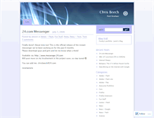 Tablet Screenshot of cbeech.wordpress.com
