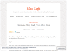 Tablet Screenshot of blueloft.wordpress.com