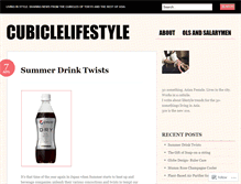 Tablet Screenshot of cubiclelifestyle.wordpress.com