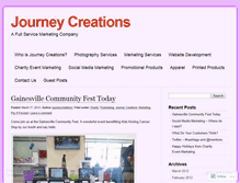 Tablet Screenshot of journeycreations.wordpress.com