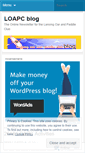 Mobile Screenshot of loapc.wordpress.com